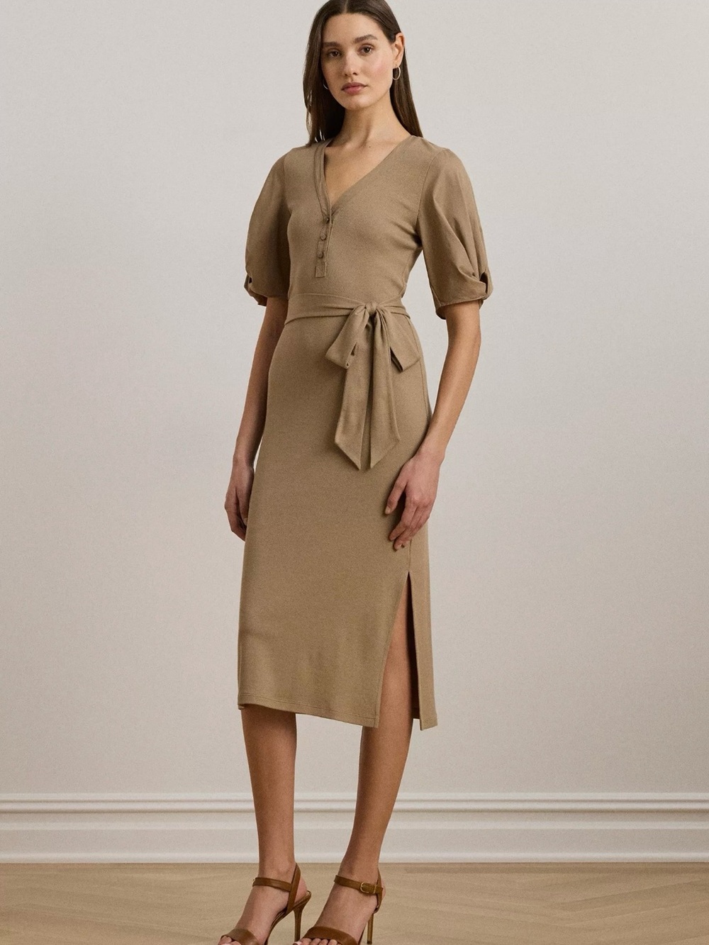 Ralph Lauren Chaila-Short Sleeve-Day Dress Size L